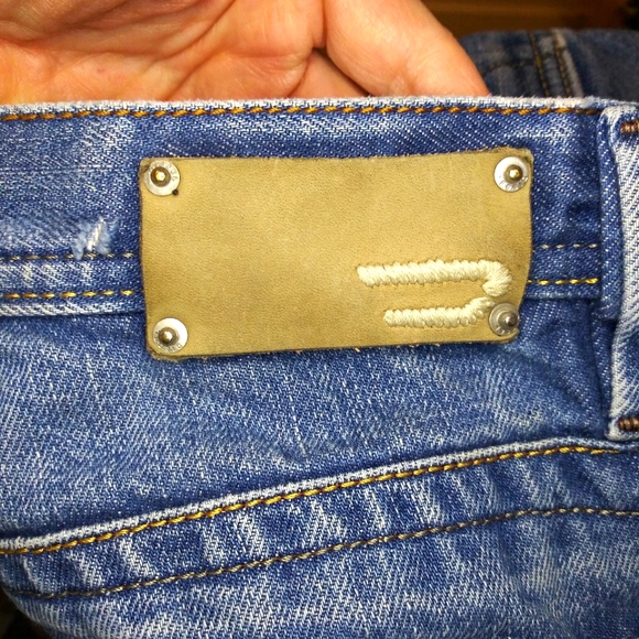 Vintage Diesel Tyel Distressed Button-Fly Bootcut Jeans Made In Italy - Picture 10 of 14